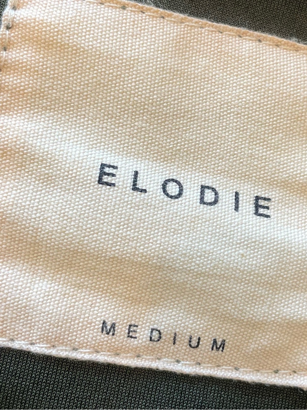 Elodie Green Draped Belted Trench Coat - size medium - Picture 5 of 6